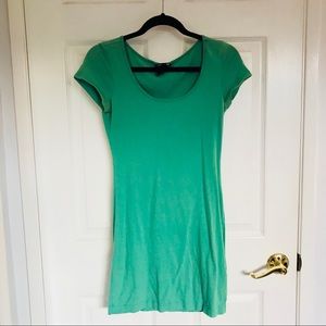 Clover green t-shirt dress
